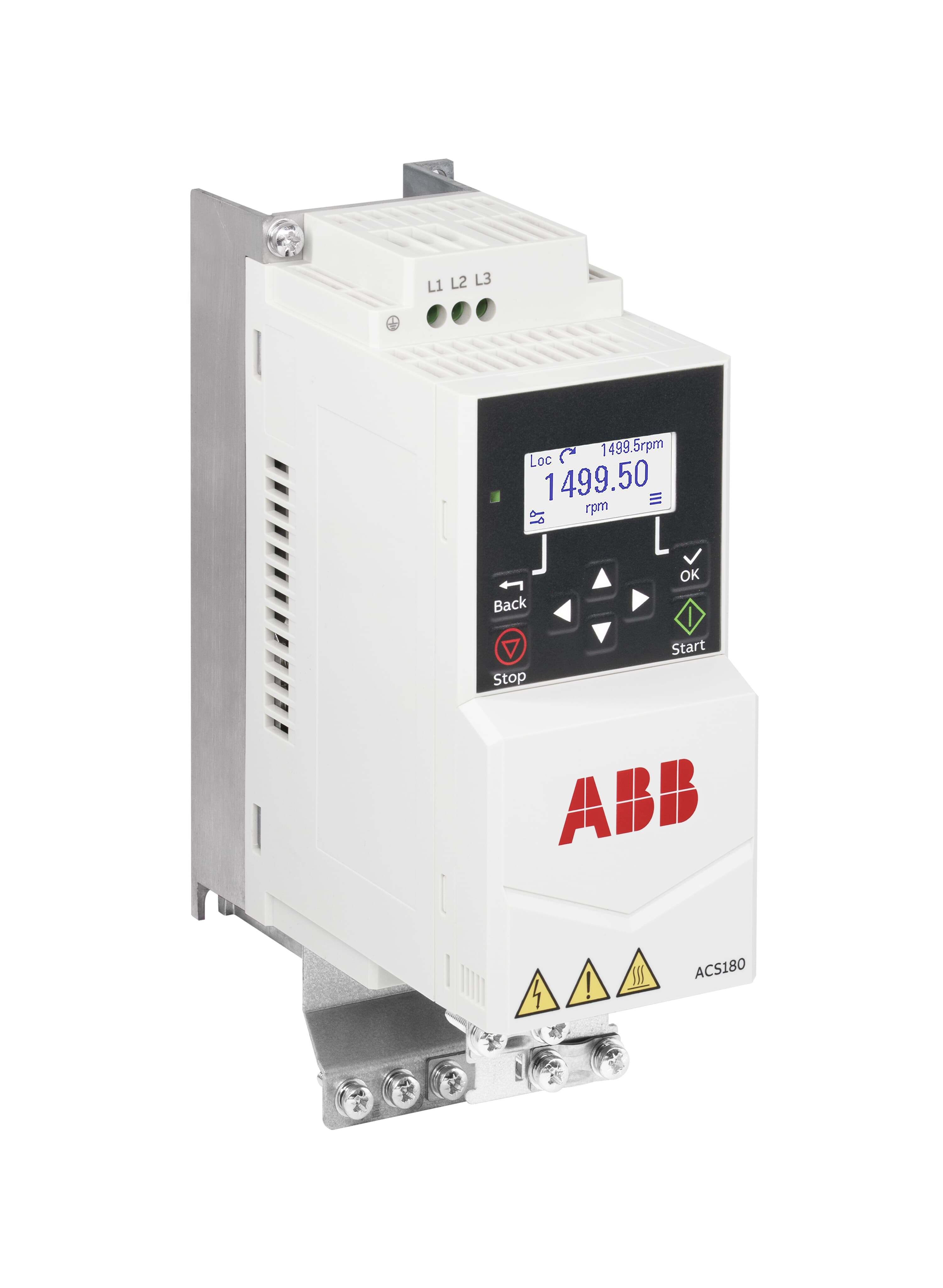 ABB ACS180-04N-03A3-4 Compact VFD | 1.5 kW (2 HP) | 380-480V | IP20 | Frame R0-vezhoo