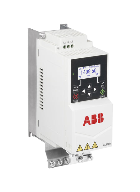 ABB ACS180-04N-03A3-4 Compact VFD | 1.5 kW (2 HP) | 380-480V | IP20 | Frame R0-vezhoo