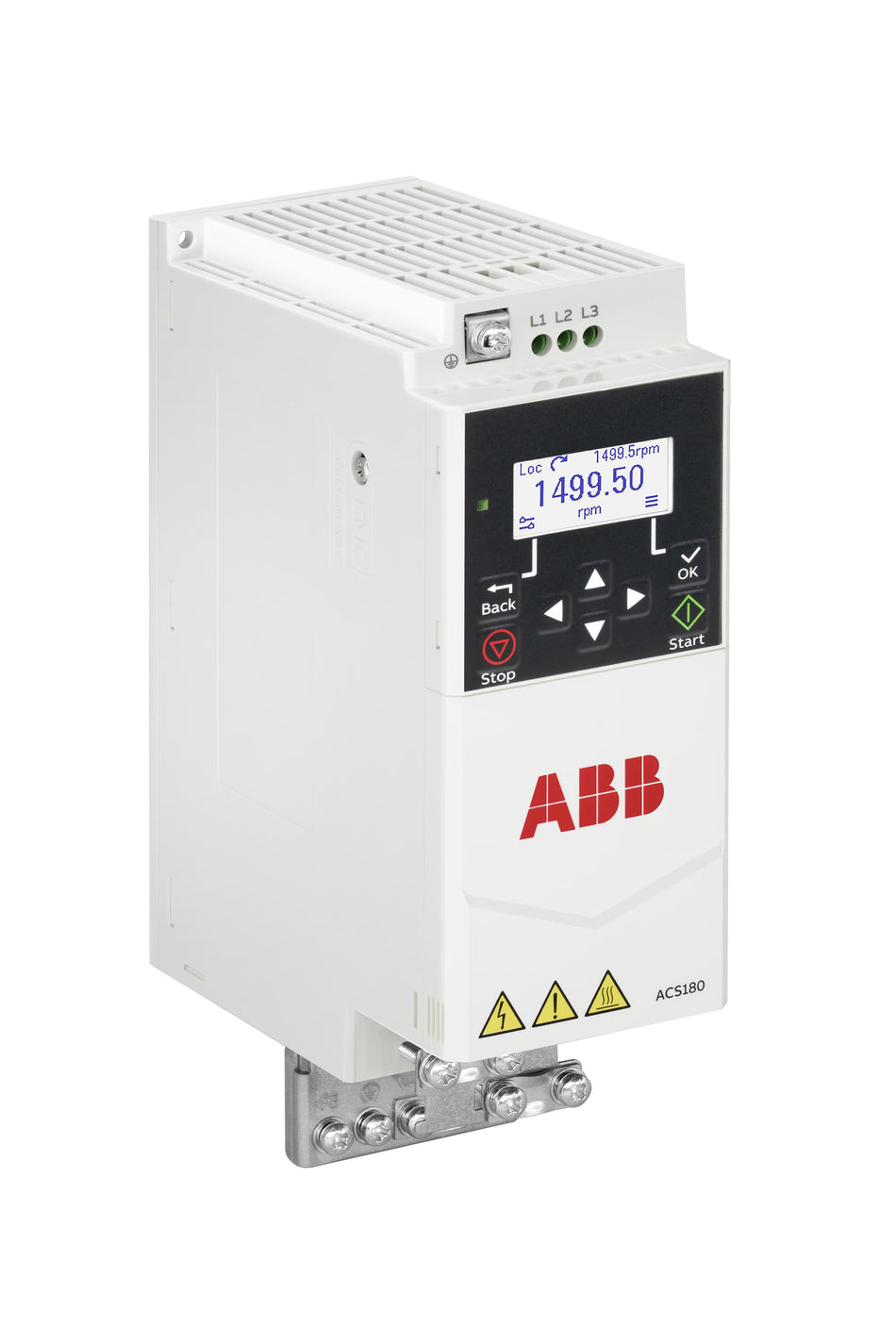 ABB ACS180-04N-09A4-4 Compact VFD | 4.0 kW (5 HP) | 380-480V | IP20 | Frame R1-vezhoo