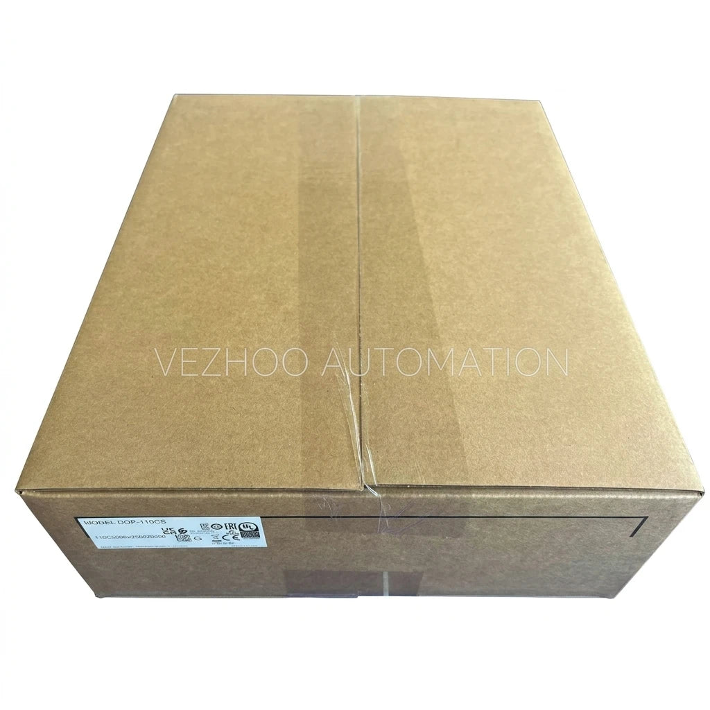 Delta DOP-110CS HMI | 10.1 Inch Widescreen TFT LCD | Basic Series | 1024x600 Resolution | 2 Sets COM Ports | Brand New Original-vezhoo