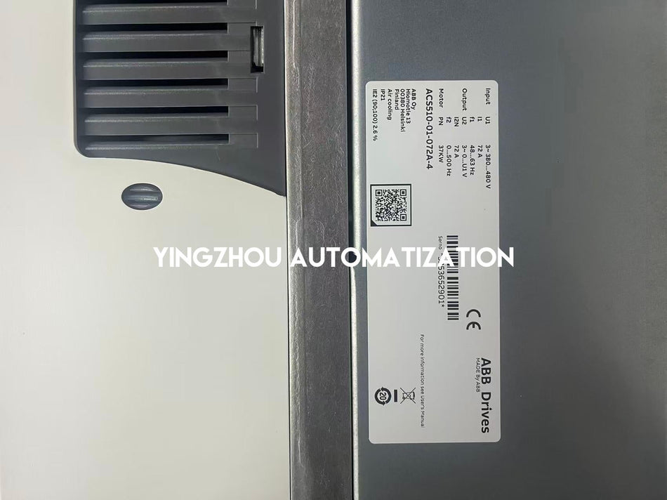 ABB ACS510 AC Drive | 37kW (50HP) 400V 3-Phase | ACS510-01-072A-4 VFD for Fans & Pumps | Brand New Original-vezhoo