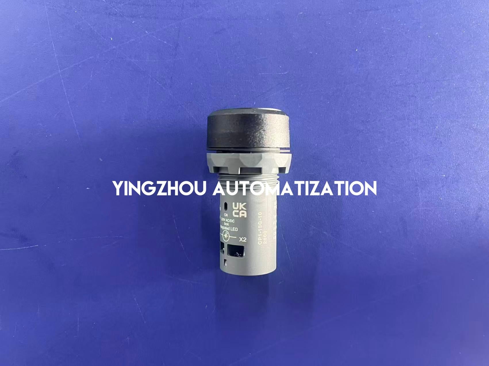 ABB CP1-13G-10 Compact Pushbutton - Illuminated, Green, 220V AC/DC, 1 NO, Momentary-vezhoo