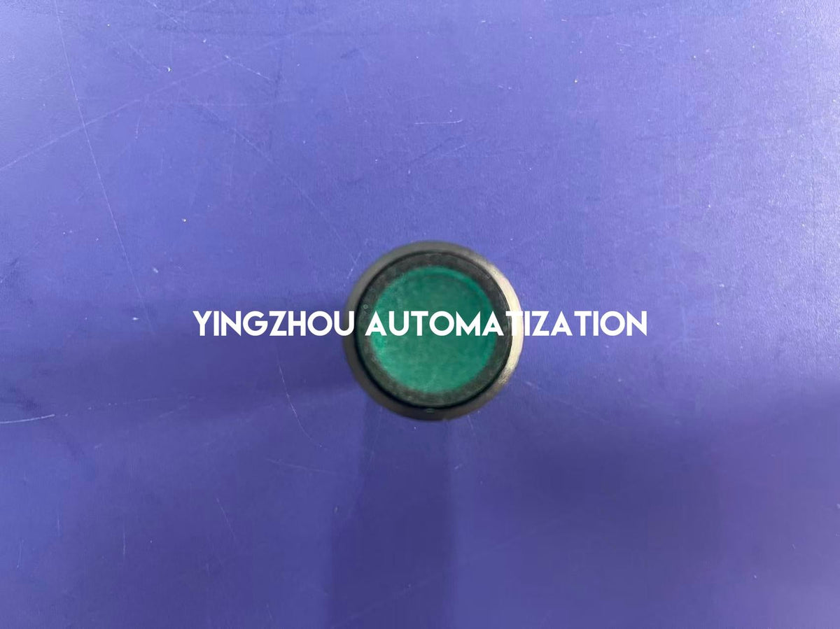 ABB CP1-13G-10 Compact Pushbutton - Illuminated, Green, 220V AC/DC, 1 NO, Momentary-vezhoo