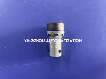ABB CP1-13R-10 Compact Pushbutton - Illuminated, Red, 220V AC/DC, 1 NO, Momentary-vezhoo