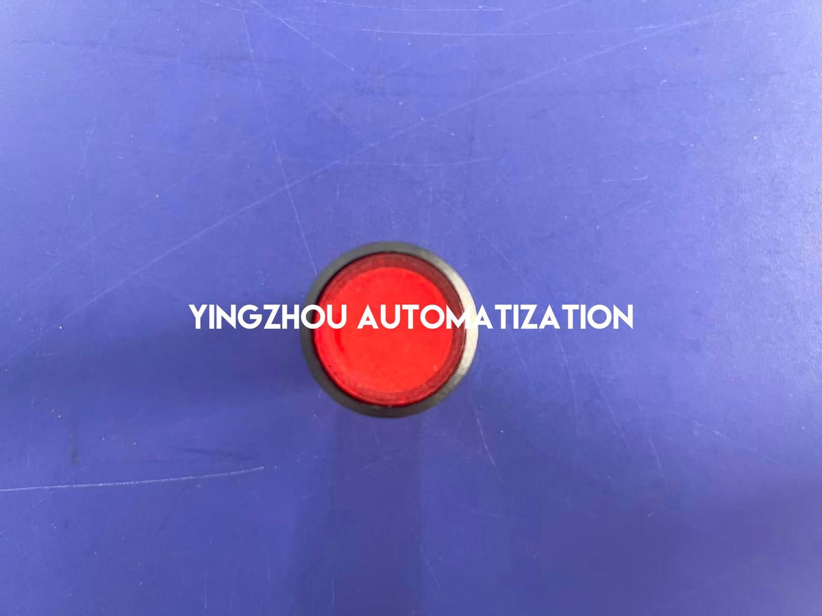 ABB CP1-13R-10 Compact Pushbutton - Illuminated, Red, 220V AC/DC, 1 NO, Momentary-vezhoo