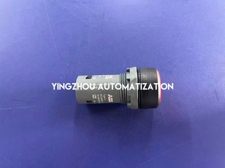 ABB CP1-13R-10 Compact Pushbutton - Illuminated, Red, 220V AC/DC, 1 NO, Momentary-vezhoo