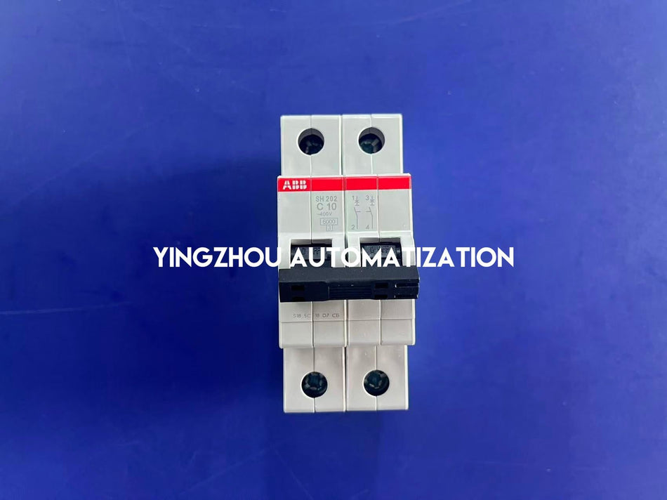 ABB SH202-C10 Miniature Circuit Breaker - 2-Pole, 10A, C-Curve, 6kA Breaking Capacity-vezhoo