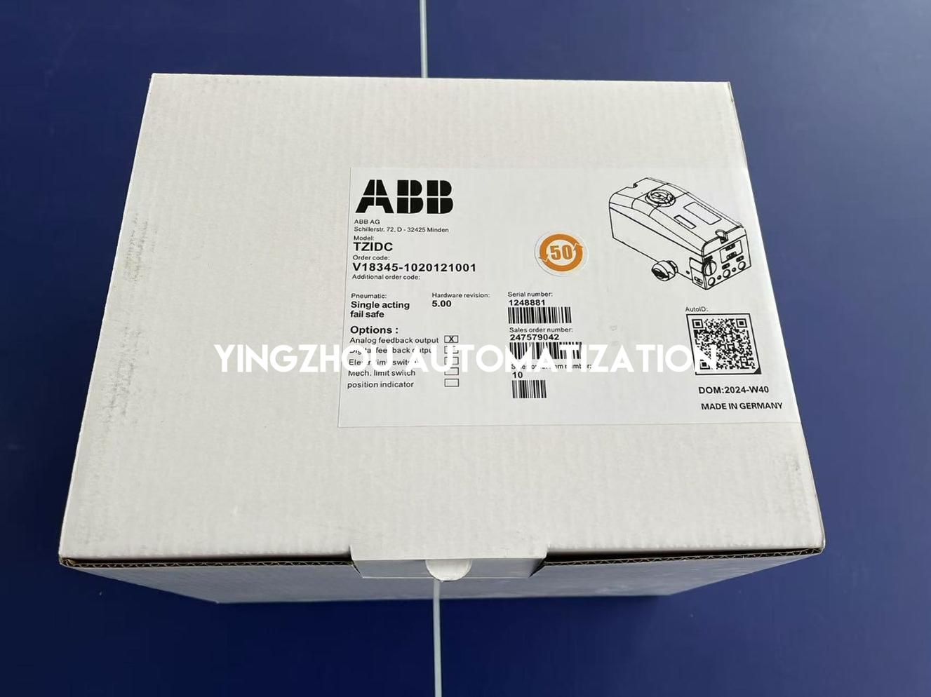 ABB V18345-1020121001 TZIDC Digital Positioner - HART, Single-Acting, 4-20mA-vezhoo