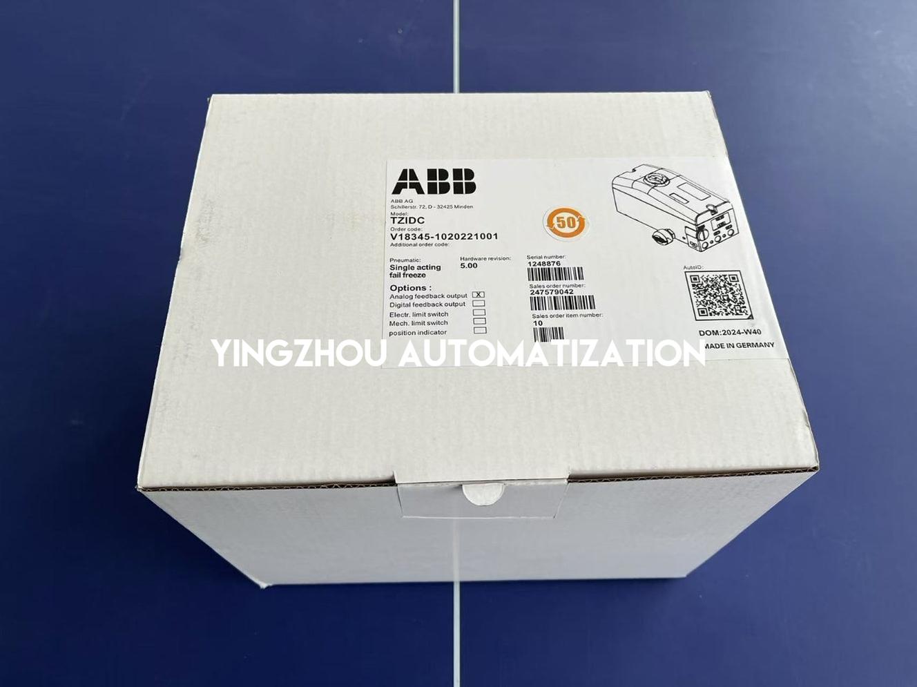 ABB V18345-1020221001 TZIDC Digital Positioner - HART, Double-Acting, 4-20mA-vezhoo