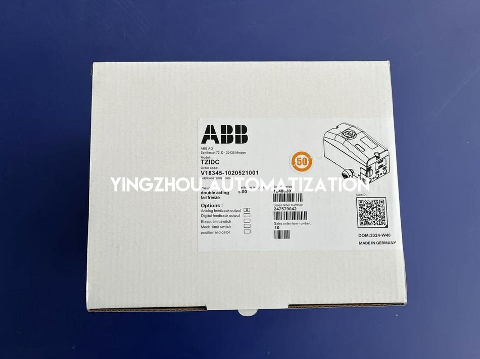 ABB V18345-1020521001 TZIDC Digital Positioner - HART, Double-Acting, Fail-Freeze-vezhoo