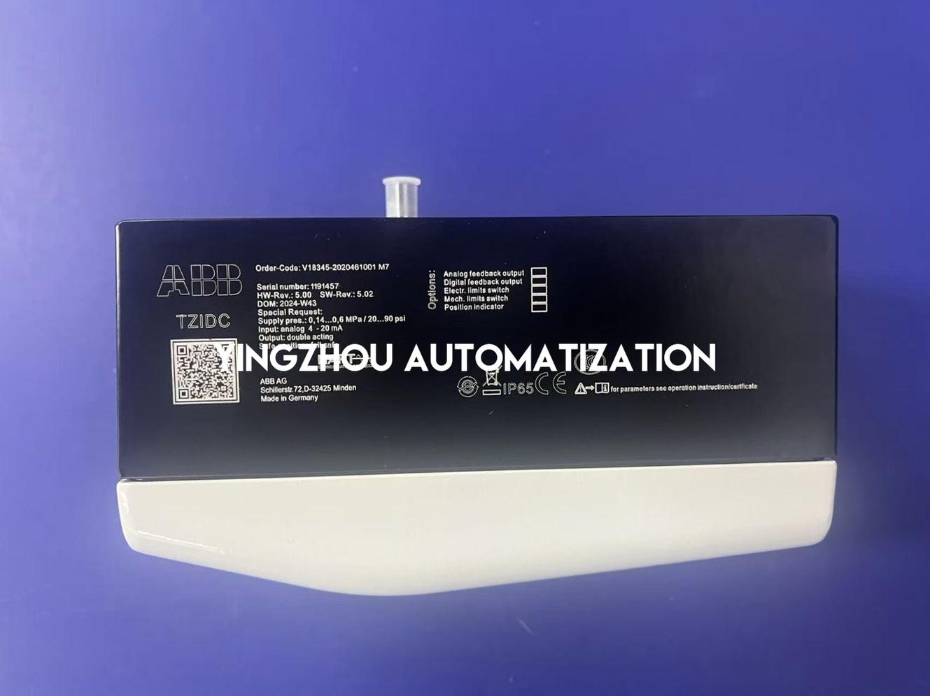 ABB V18345-2020461001 M7 TZIDC Digital Positioner | 4-20mA, HART, SIL2, Double Acting-vezhoo