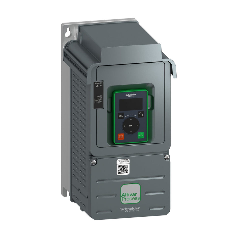 Schneider ATV610U07N4 Altivar Easy 610 VFD | 0.75 kW / 1.0 HP | 400V 3-Phase | Pump & Fan Drive-vezhoo