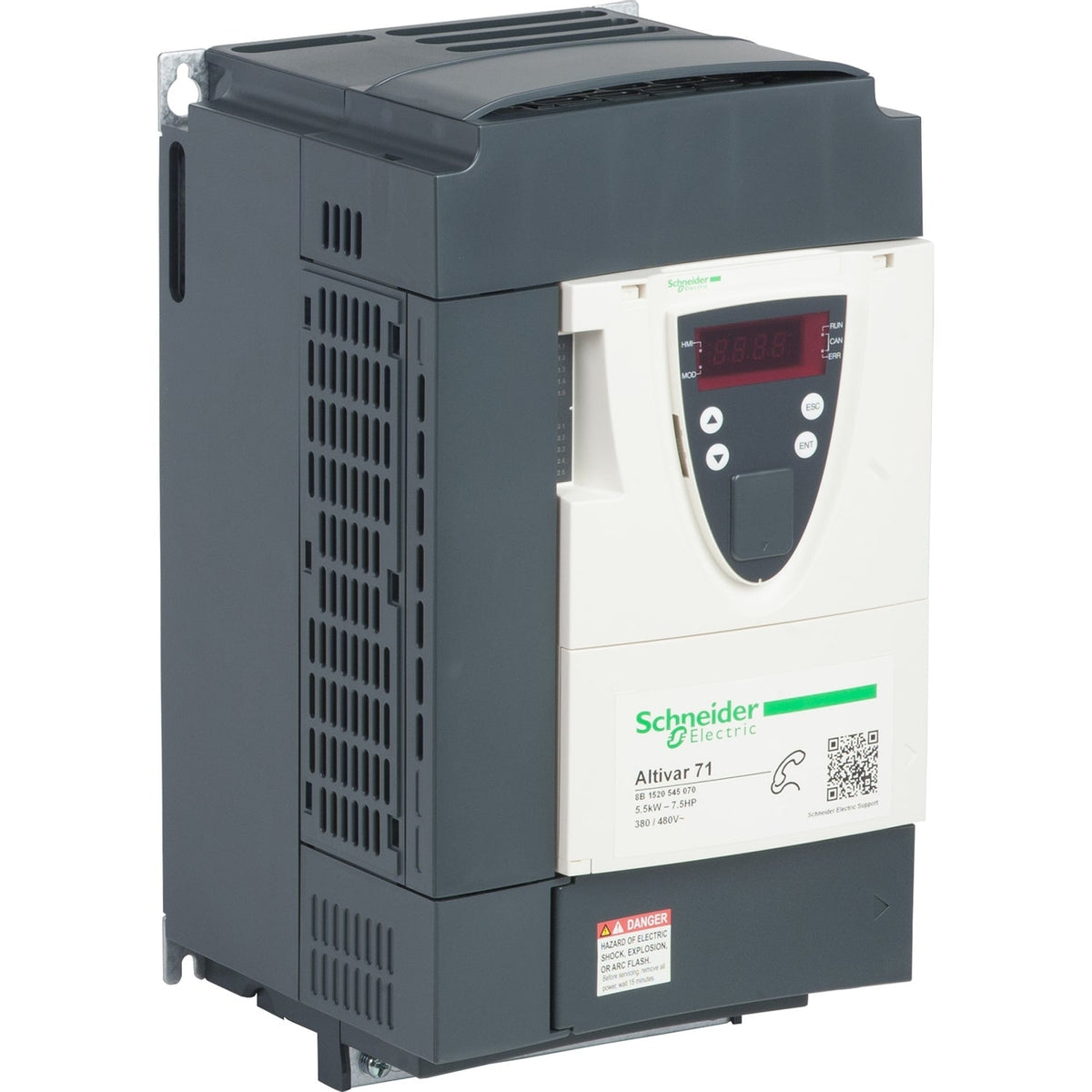 Schneider ATV71HU55N4Z Altivar 71 VFD | 5.5 kW / 7.5 HP | 480V 3-Phase | Heavy Duty-vezhoo