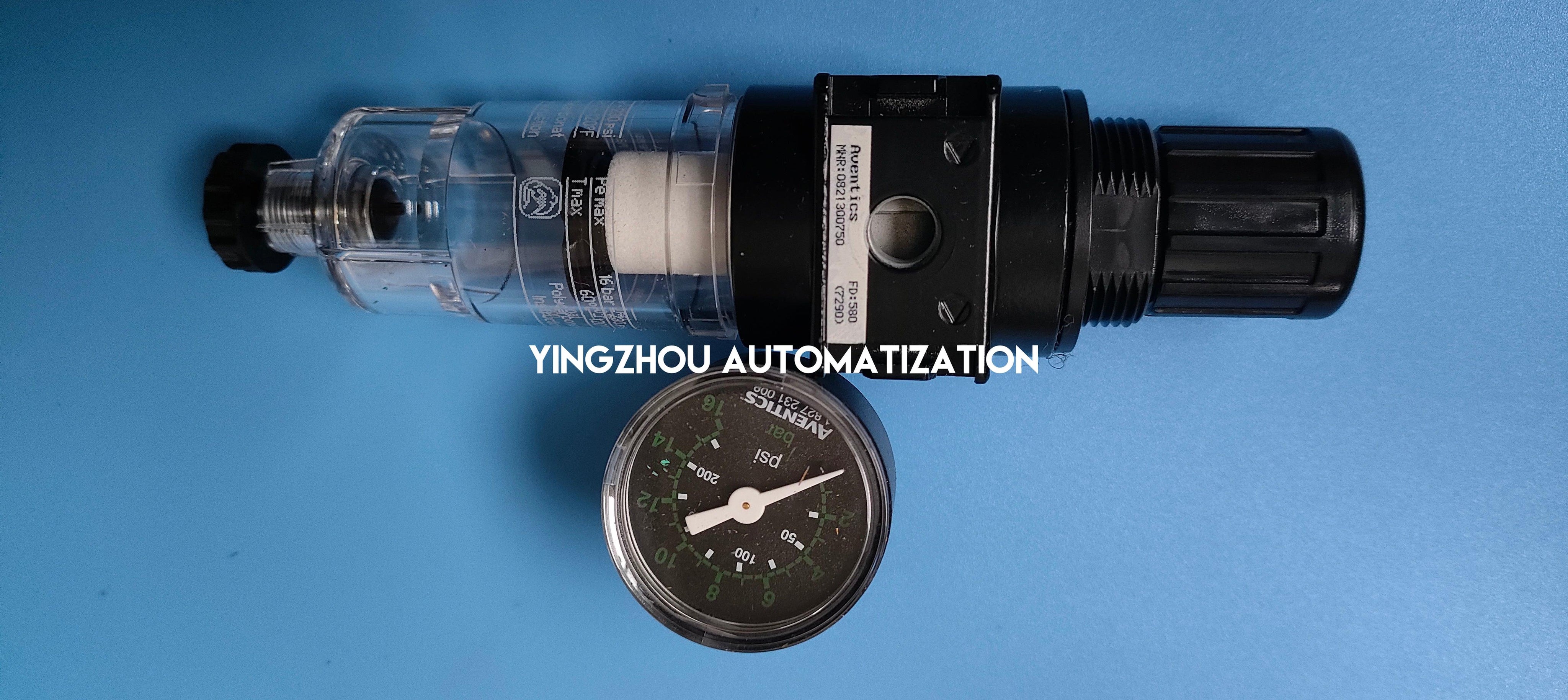 AVENTICS 0821300750 NL1-RGS Pressure Regulator - G1/4, 0.5-10 Bar, with Pressure Gauge-vezhoo