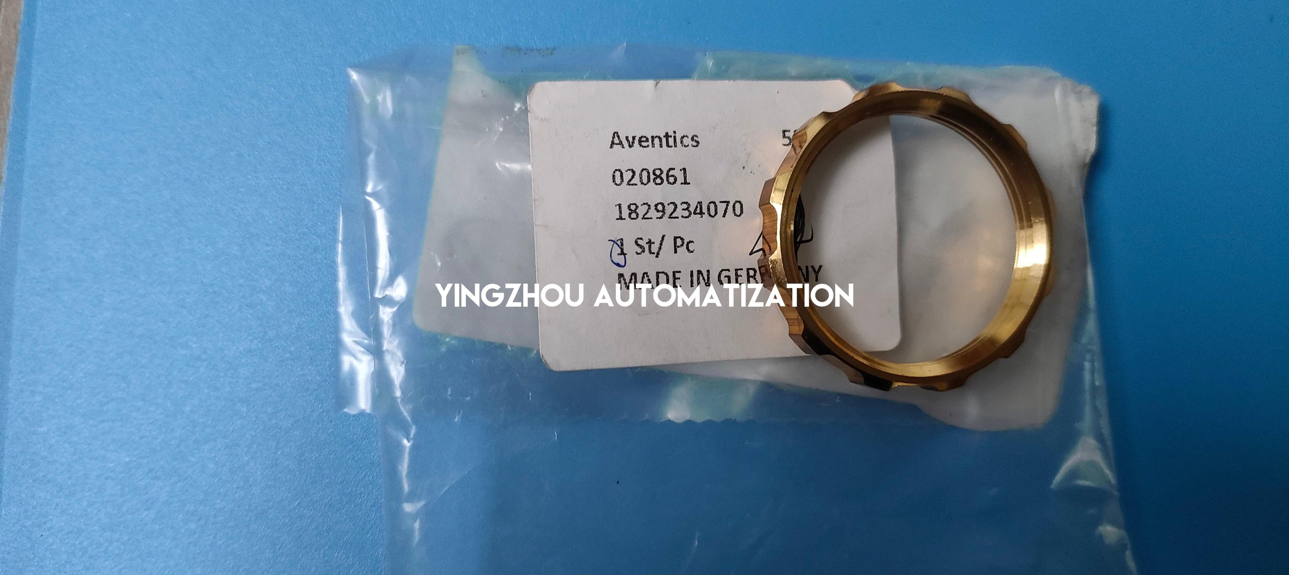 AVENTICS 1829234070 Panel Nut - Series AS-MBR-W06, M30x1.5, Brass-vezhoo