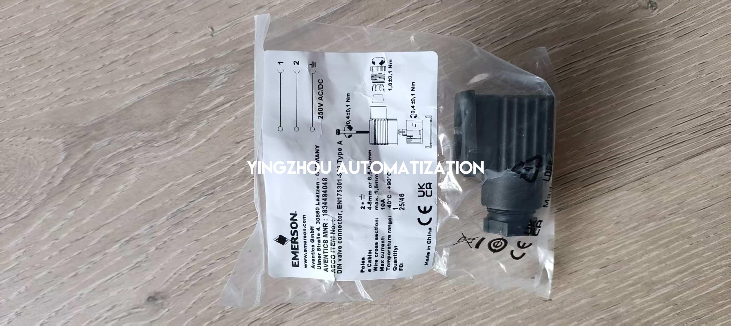 AVENTICS 1834484048 Valve Plug Connector - CON-VP Series, Form A, 2+E, IP67-vezhoo
