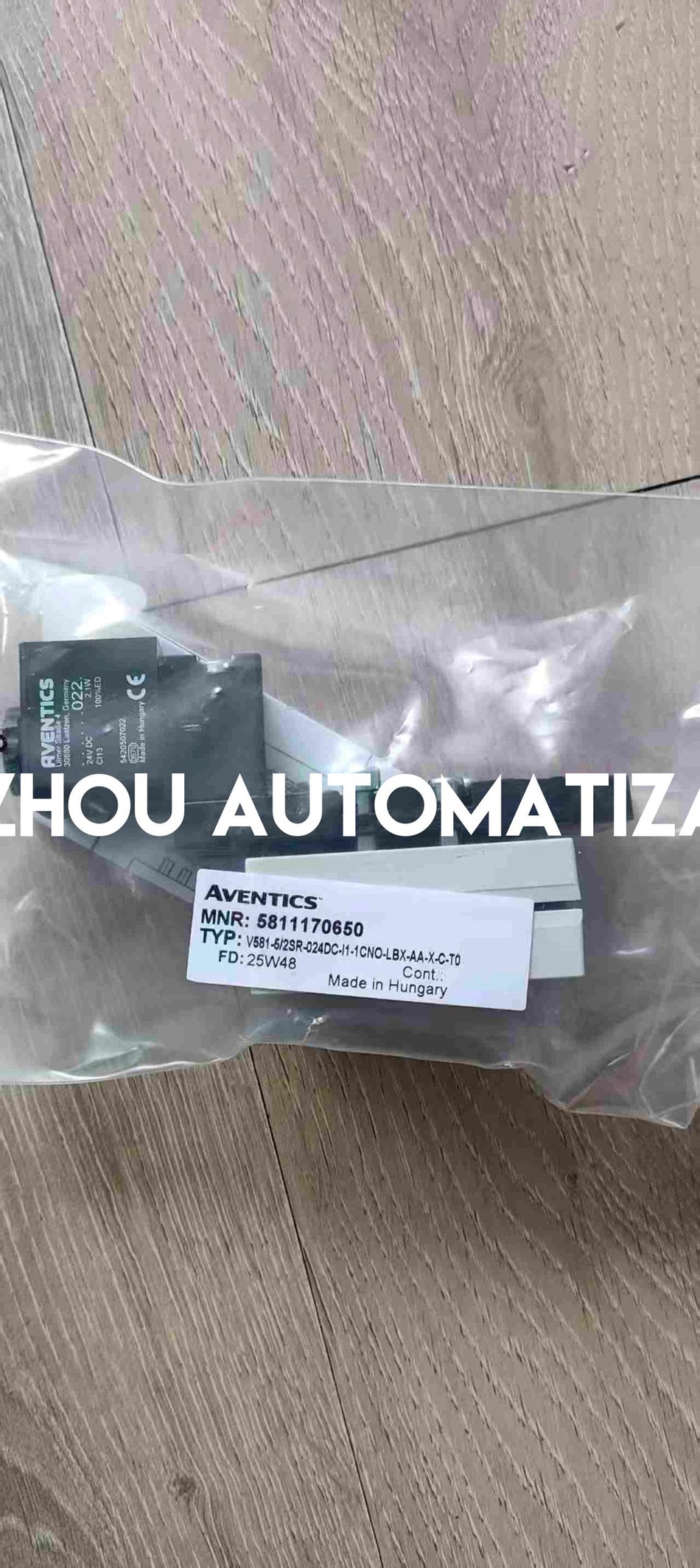AVENTICS 5811170650 ISO 5599-1 Solenoid Valve - Series 581, Size 1, 5/2-Way, Single Solenoid-vezhoo