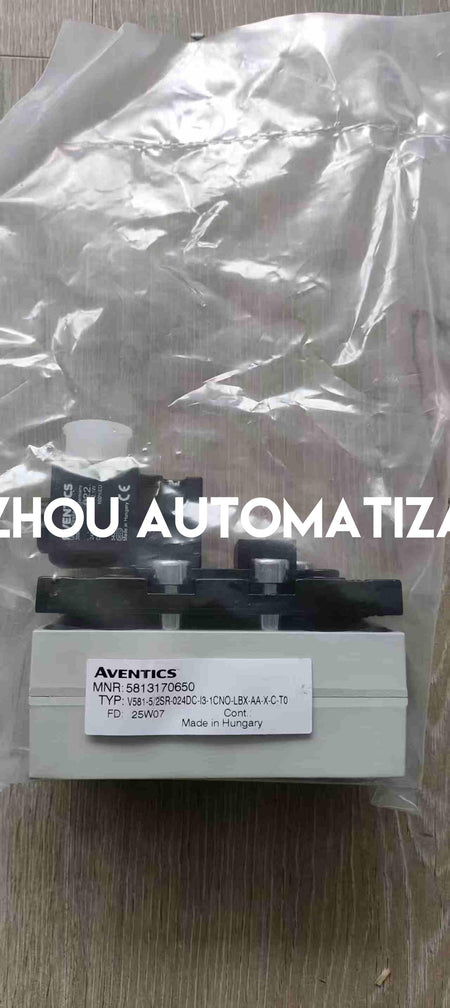 AVENTICS 5813170650 ISO 5599-1 Solenoid Valve - Series 581, Size 3, 5/3-Way, Closed Center-vezhoo
