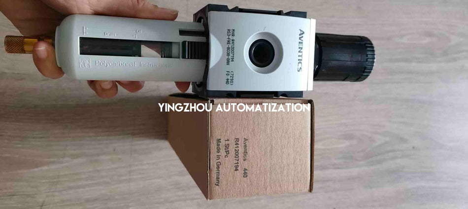 AVENTICS R412007194 AS3-FRE Filter-Pressure Regulator - G1/2, 5 µm, 0.5-8 Bar, Auto-Drain-vezhoo