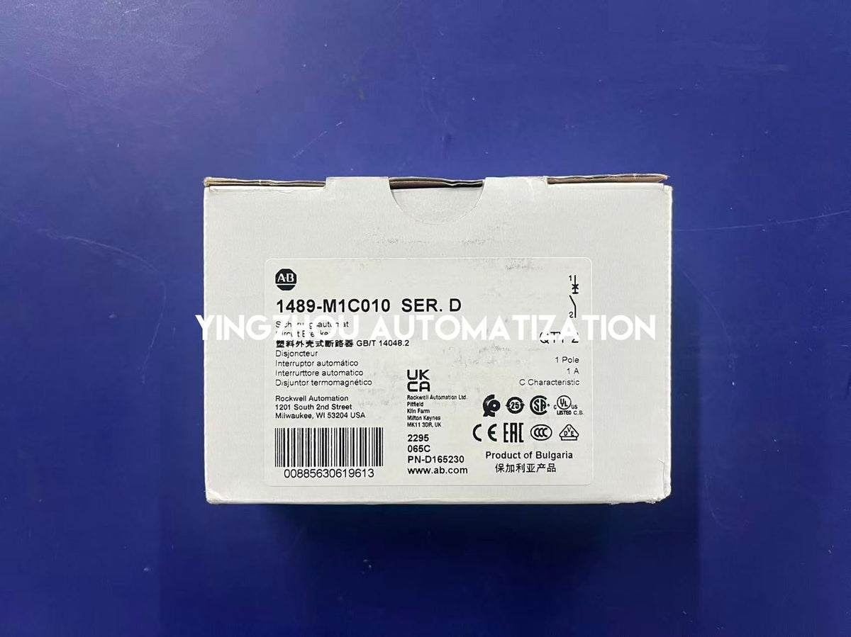 Allen-Bradley 1489-M1C010 Circuit Breaker | 1-Pole | 1A | C-Curve | DIN Rail Mount-vezhoo