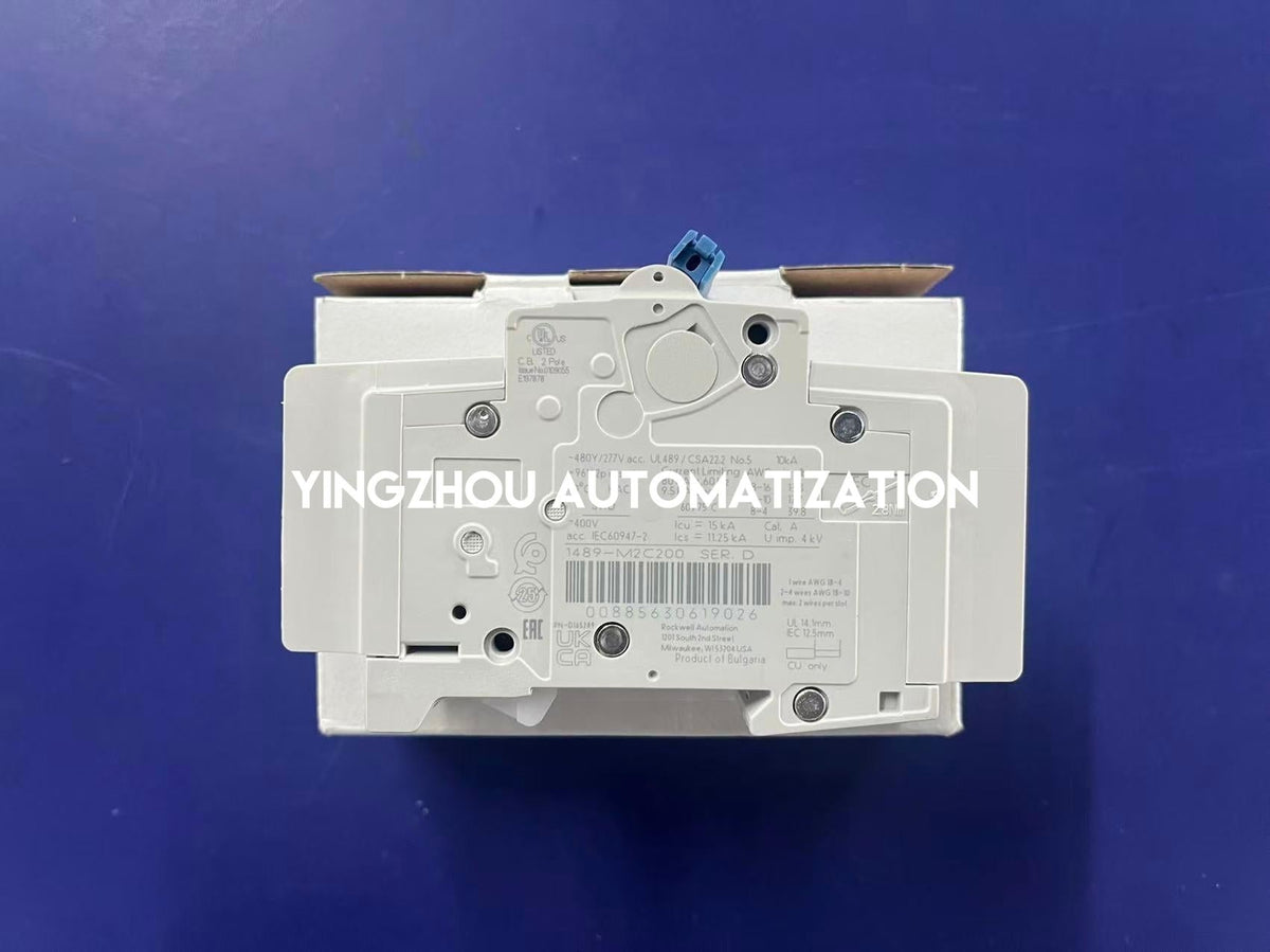 Allen-Bradley 1489-M2C200 Circuit Breaker | 2-Pole | 20A | C-Curve | Branch Protection-vezhoo