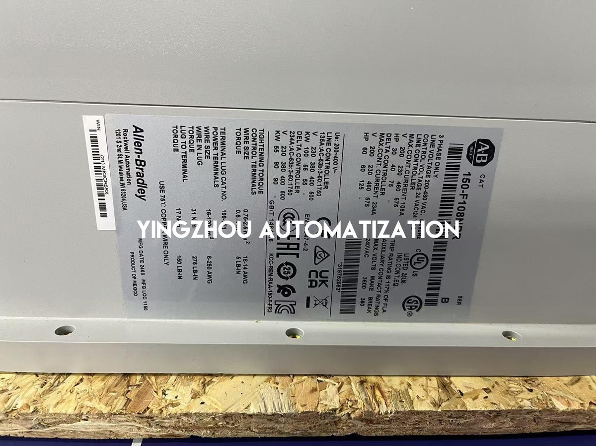 Allen-Bradley 150-F108NBR SMC-Flex Soft Starter | 108A, 75HP @ 460V, 24V AC/DC Control-vezhoo