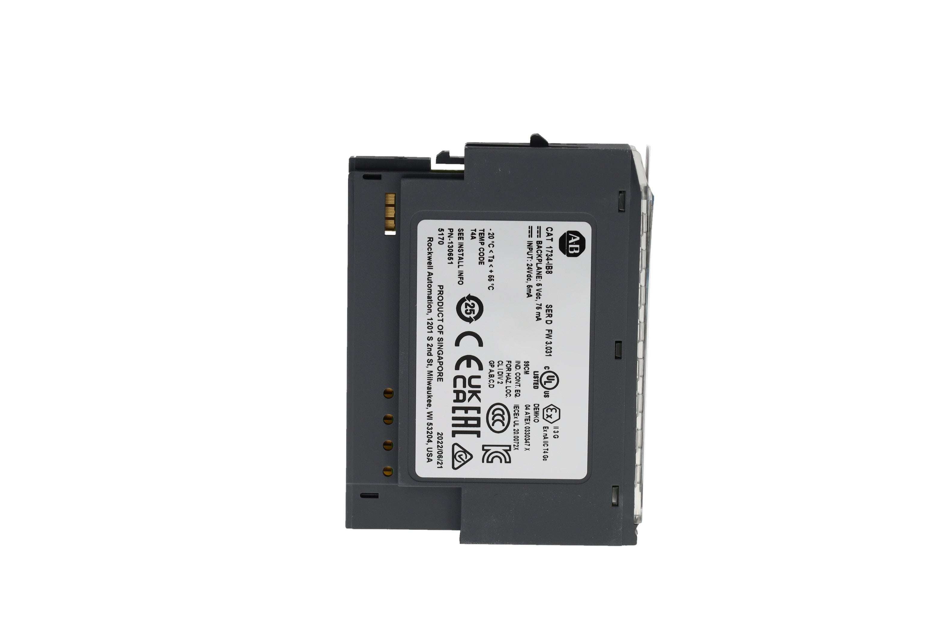 Allen-Bradley 1734-IB8 POINT I/O Digital Input Module | 8-Point 24V DC Sinking-vezhoo