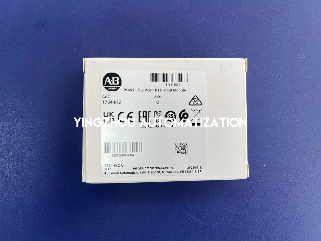 Allen-Bradley 1734-IR2 POINT I/O RTD Input Module | 2-Channel, 16-Bit Precision-vezhoo