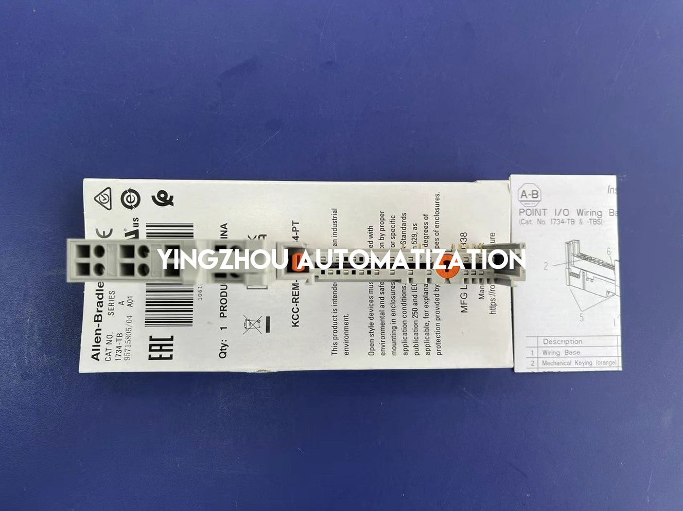 Allen-Bradley 1734-TBCJC POINT I/O Cold Junction Compensation Terminal Base-vezhoo