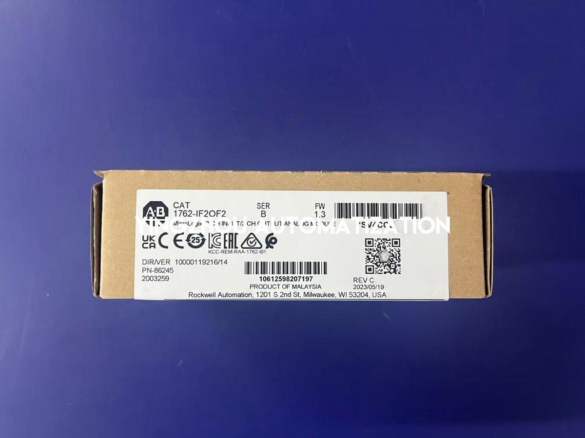 Allen-Bradley 1762-IF2OF2 MicroLogix Analog Module | 2-Input, 2-Output, 12-Bit-vezhoo