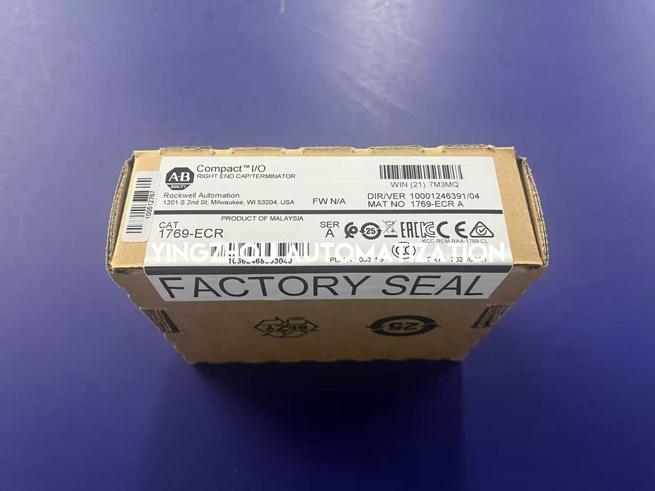 Allen-Bradley 1769-ECR CompactLogix Right End Cap | Bus Terminator | 1769 Compact I/O-vezhoo