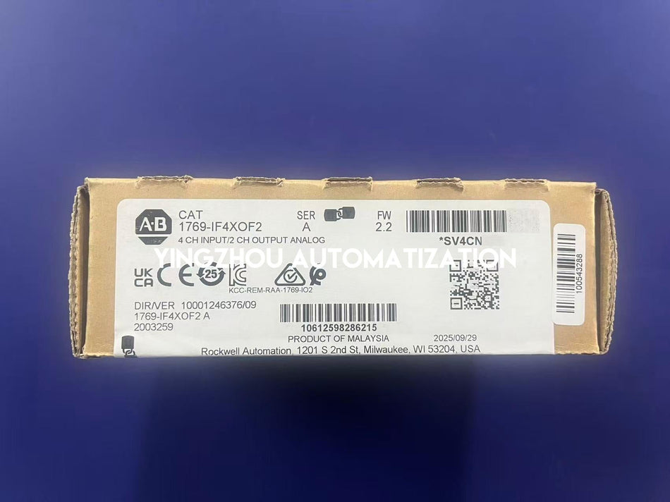 Allen-Bradley 1769-IF4XOF2 CompactLogix Analog Combo Module | 4 Input | 2 Output-vezhoo
