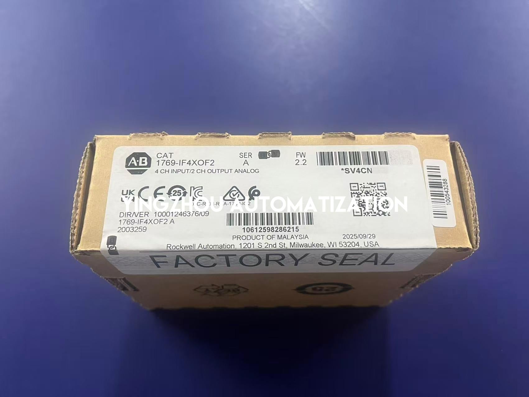 Allen-Bradley 1769-IF4XOF2 CompactLogix Analog Combo Module | 4 Input | 2 Output-vezhoo