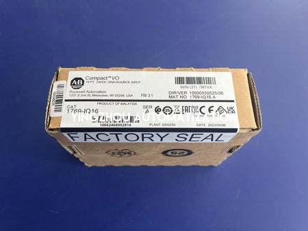 Allen-Bradley 1769-IQ16 CompactLogix Digital Input Module | 16-Channel, 24V DC Sink/Source-vezhoo