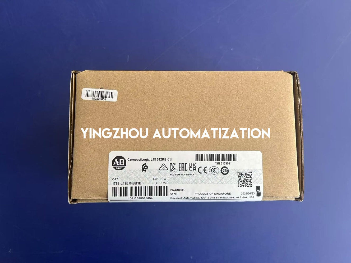 Allen-Bradley 1769-L18ER-BB1B CompactLogix 5370 | 512KB, 16 DI / 16 DO, Dual Ethernet-vezhoo
