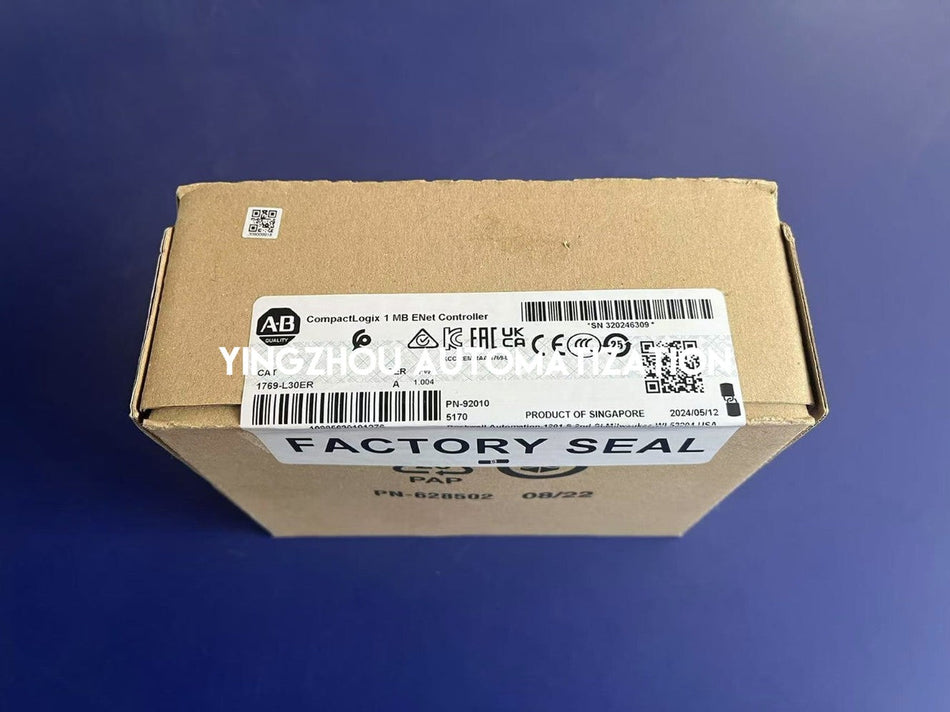 Allen-Bradley 1769-L30ER CompactLogix 5370 Controller | 1MB Memory, Dual Ethernet-vezhoo
