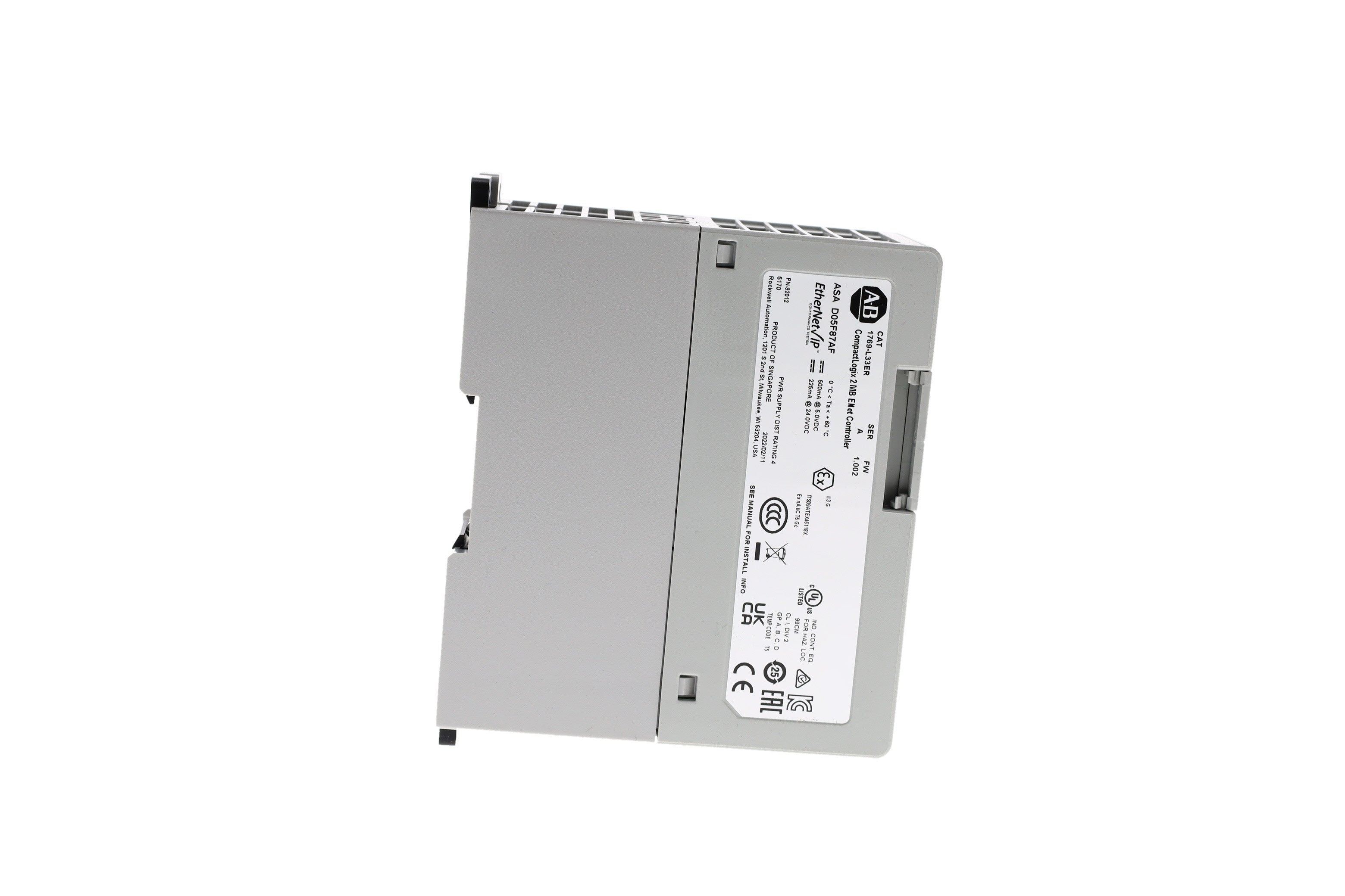 Allen-Bradley 1769-L33ER CompactLogix 5370 L3 Controller | 2.0MB Memory, Dual Ethernet-vezhoo