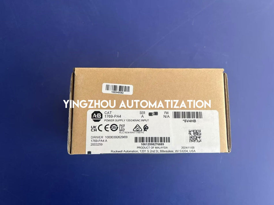 Allen-Bradley 1769-PA4 CompactLogix Power Supply Module | 120V/240V AC Input | Original Genuine | Brand New Factory Sealed-vezhoo