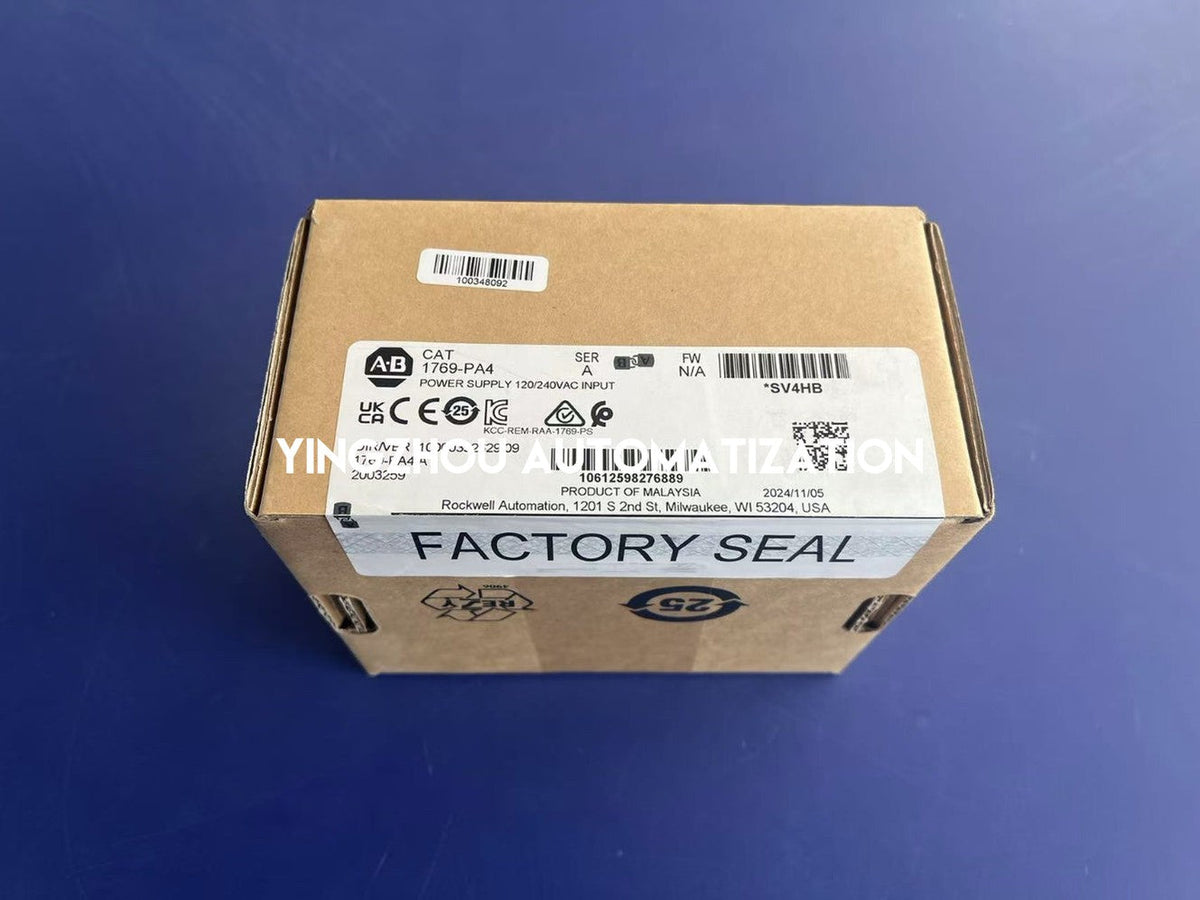 Allen-Bradley 1769-PA4 CompactLogix Power Supply Module | 120V/240V AC Input | Original Genuine | Brand New Factory Sealed-vezhoo