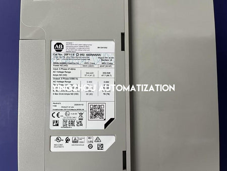 Allen-Bradley 20F11ND052AA0NNNNN PowerFlex 753 VFD | 40 HP, 480V AC, Frame 4-vezhoo