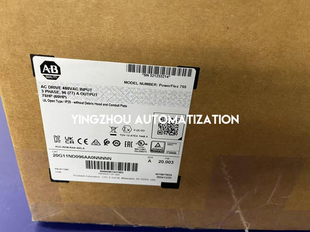 Allen-Bradley 20G11ND096AA0NNNNN PowerFlex 755 VFD | 75 HP, 480V AC, Frame 5-vezhoo