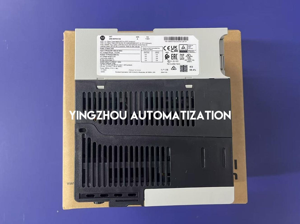 Allen-Bradley 25B-B5P0N104 PowerFlex 525 VFD | 1.0 HP, 0.75 kW, 240V AC 3-Phase-vezhoo