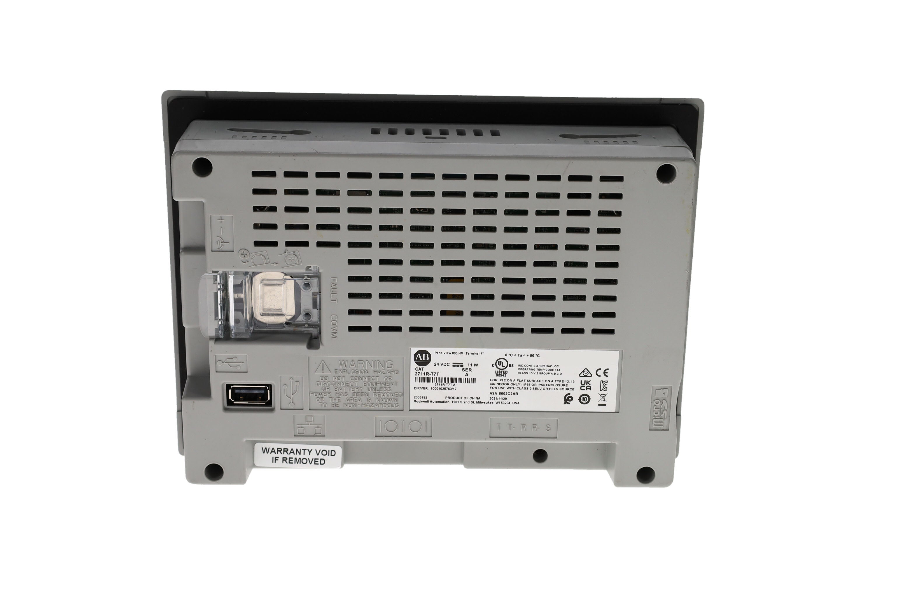 Allen-Bradley 2711R-T7T PanelView 800 Terminal | 7-inch Widescreen Touchscreen-vezhoo