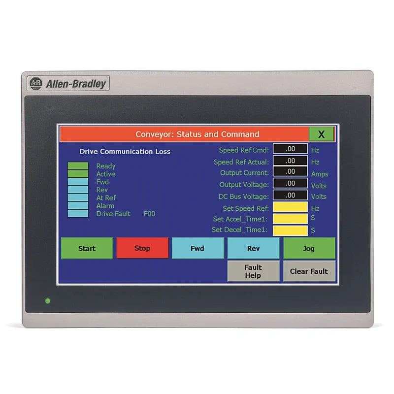 Allen-Bradley 2711R-T7T PanelView 800 Terminal | 7-inch Widescreen Touchscreen-vezhoo