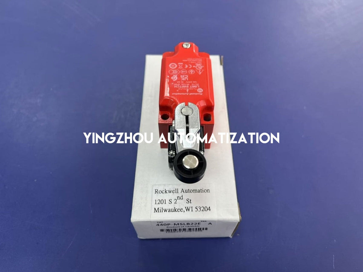 Allen-Bradley 440P-MSLB22E Safety Limit Switch | 30mm Metal, Short Lever, 2NC/2NO-vezhoo