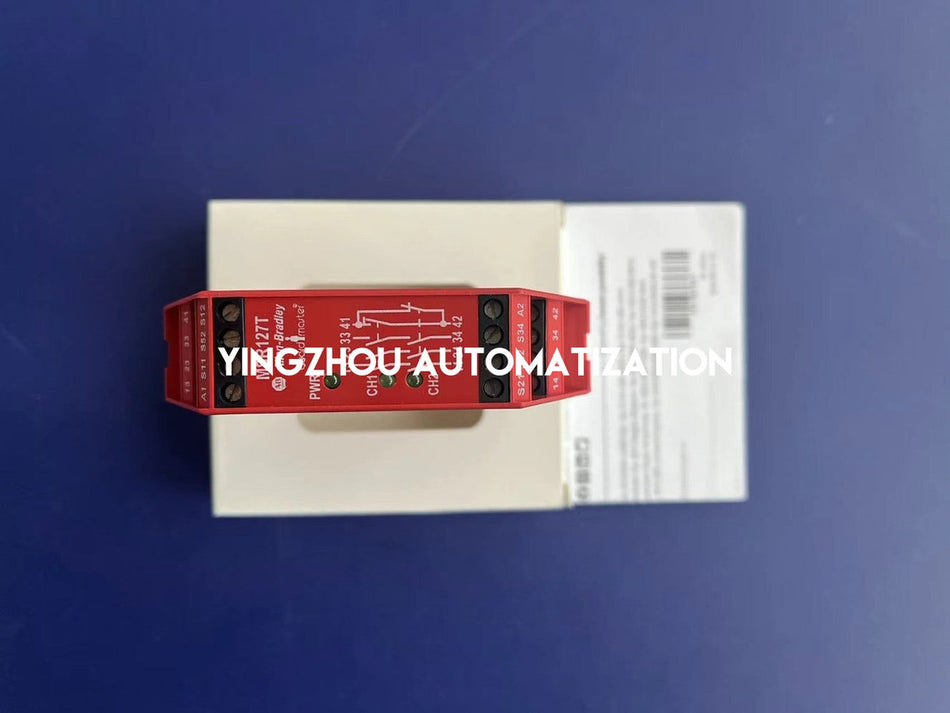 Allen-Bradley 440R-N23126 MSR127TP Safety Relay | 24V AC/DC, 3NO/1NC, Auto/Manual-vezhoo