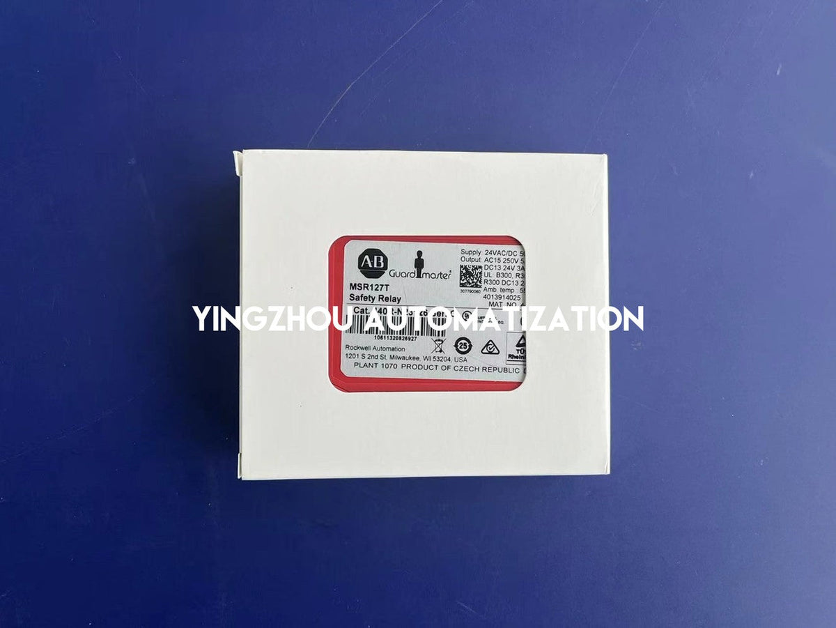 Allen-Bradley 440R-N23126 MSR127TP Safety Relay | 24V AC/DC, 3NO/1NC, Auto/Manual-vezhoo