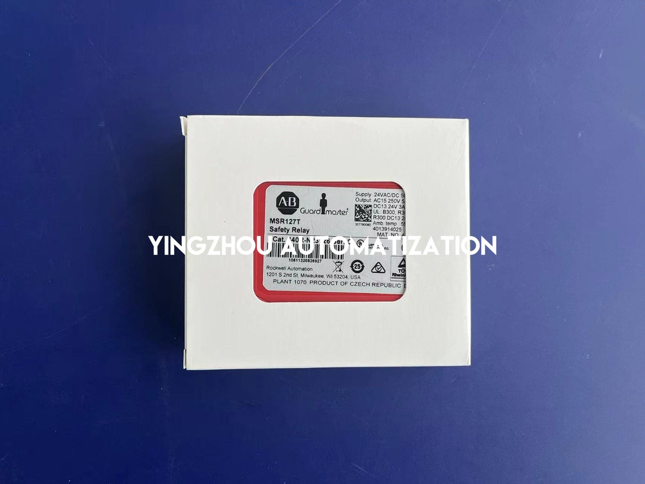 Allen-Bradley 440R-N23126 MSR127TP Safety Relay | 24V AC/DC, 3NO/1NC, Auto/Manual-vezhoo