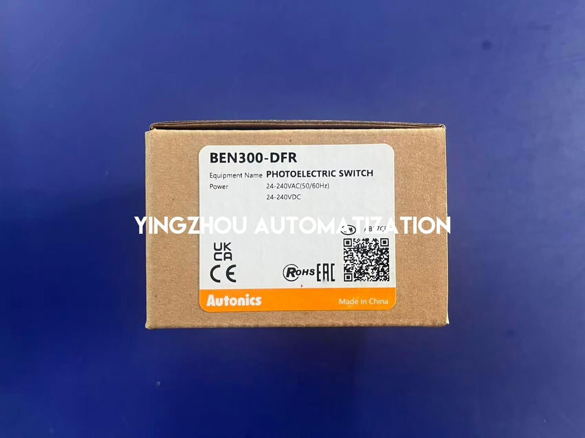 Autonics BEN300-DFR Photoelectric Sensor | Diffuse Reflective | 300mm | 24-240V AC/DC | Relay Output-vezhoo