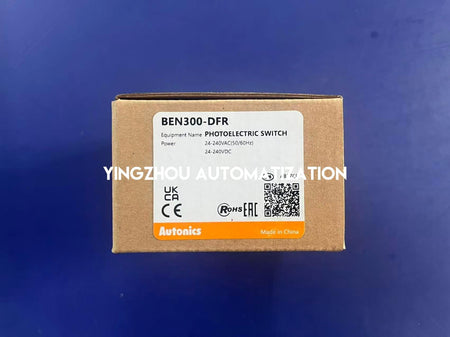 Autonics BEN300-DFR Photoelectric Sensor | Diffuse Reflective | 300mm | 24-240V AC/DC | Relay Output-vezhoo